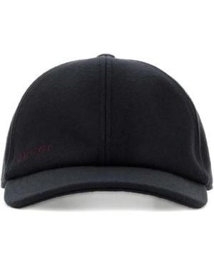 Gucci Logo Baseball Cap - Black