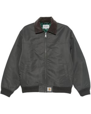 Carhartt Santa Fe Alumni Bomber Jacket - Grey