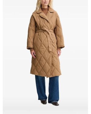 Twinset Jas Met Ceintuur - Naturel