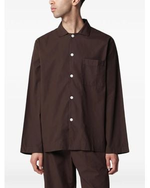 Tekla Camisa De Manga Larga - Marrón