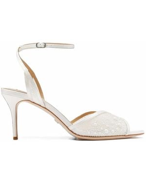 Badgley Mischka Rhea Heeled Sandals - White
