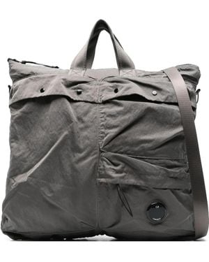 C.P. Company Tote Bag Mit Tasche - Schwarz