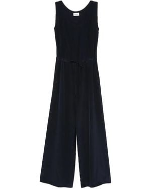 P.A.R.O.S.H. Drawstring Wide-Leg Jumpsuit - Blue