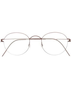 Lindberg Titanium Round Frame Glasses - Multicolor