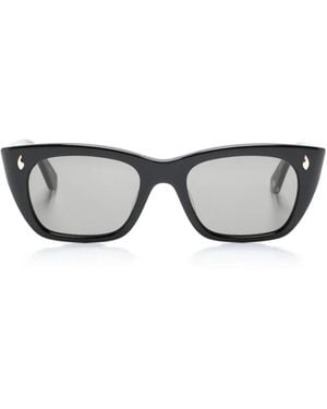 Garrett Leight Webster スクエアフレーム サングラス - グレー