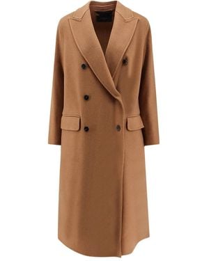 Paltò Doppelreihiger Mantel - Braun