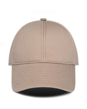 Courreges Logo-Embroidered Baseball Cap - Natural