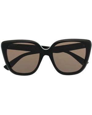 Gucci オーバーサイズ サングラス - ブラック