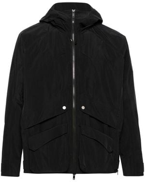 J.L-A.L Lobe Panelled Hooded Jacket - Black