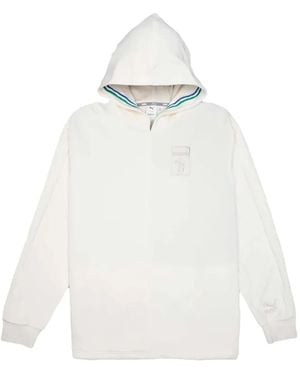 PUMA Big Sean Velour Logo Detail Hoodie - White