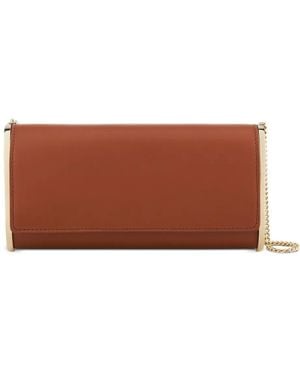 Aquazzura Borsa A Spalla Metallizzata - Marrone