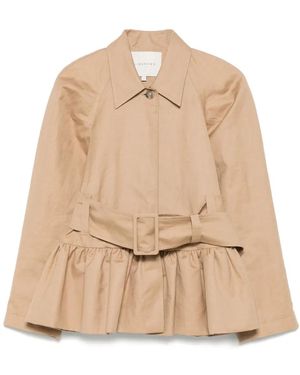 LIBEROWE Peplum Jacket - Natural