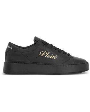 Philipp Plein Signature Low-Top Sneakers - Black