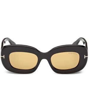 Tom Ford Lunettes De Soleil À Monture Géométrique - Black