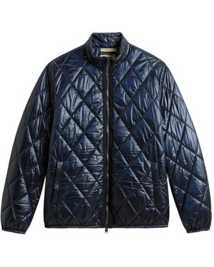 Woolrich Chaqueta con acolchado de rombos - Azul