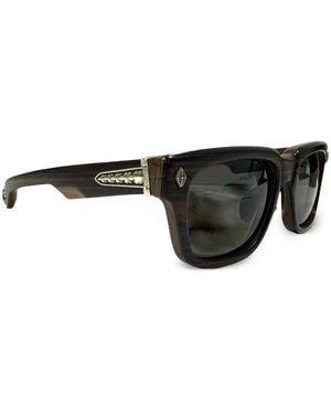 Chrome Hearts Lilith Square-Frame Sunglasses - Black