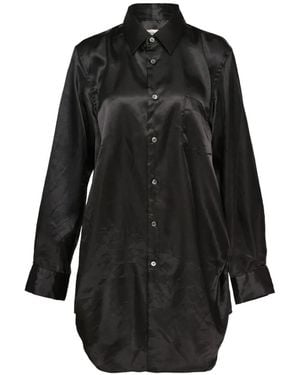 Comme des Garçons Long-Sleeves Mini Dress - Black