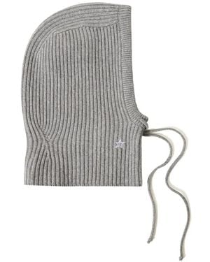 Perfect Moment Wool & Cashmere Cable-Knit Hood - Grey