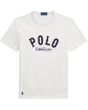 Polo Ralph Lauren Short-Sleeve Round-Neck T-Shirt - White