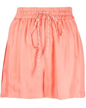 Alysi High-Waist Short Shorts - Pink