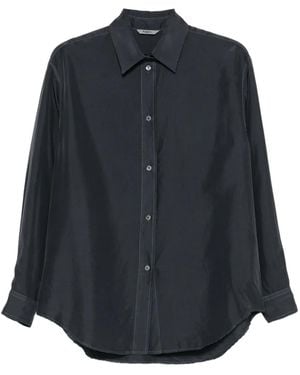 Barena Camicia A Maniche Lunghe - Blu
