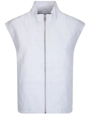 Samsøe & Samsøe Sakaila Zip Vest - Blue