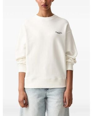 Marc O' Polo Graphic-Print Crew-Neck Sweatshirt - White