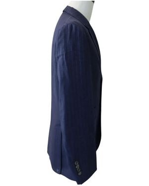Brunello Cucinelli Blazer Met Enkele Rij Knopen - Blauw