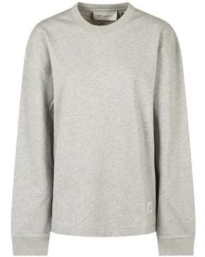 Ami Paris Trui Met Logopatch - Grijs