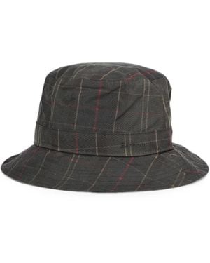 Barbour Haydon Tartan Bucket Hat - Black