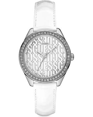 Guess Trance Armbanduhr Mit Kristallen 36Mm - Grau