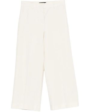 Weekend by Maxmara Wide-Leg Trousers - White