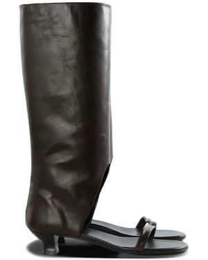 Paloma Wool Sandalias Altas Tipo Polaina - Negro