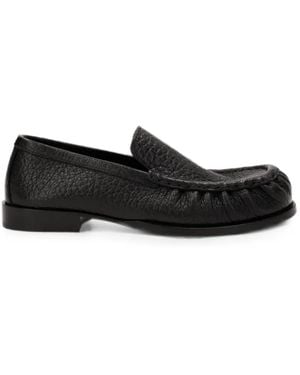 Dries Van Noten Leather Loafers - Black