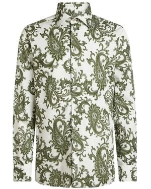 Etro Paisley Cotton Shirt - White