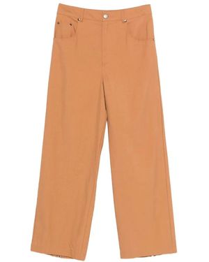 Erika Cavallini Semi Couture Pocket Trousers - White