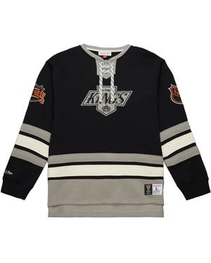 Mitchell & Ness Los Angeles Kings Lace-Up Pullover - Black