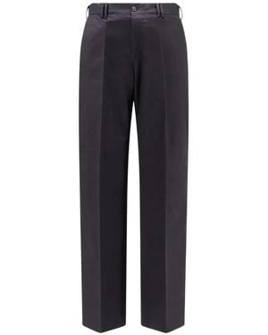 PT Torino Michael Pressed-Crease Straight-Leg Trousers - Blue