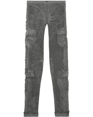 DIESEL Awsb-Seema-Wt02 Leggings - Gray
