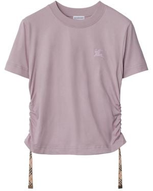 Burberry Equestrian Knight Tシャツ - パープル