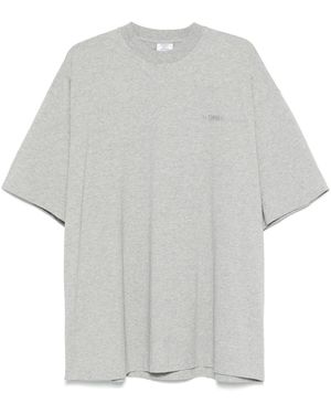 Vetements T-Shirt Con Ricamo - Bianco