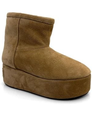 Balenciaga 65Mm Alaska Platform Boots - Brown
