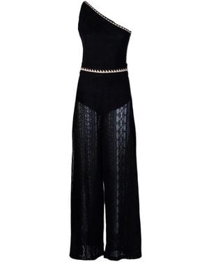 PHO® Firenze One-Shoulder Jumpsuit - Black