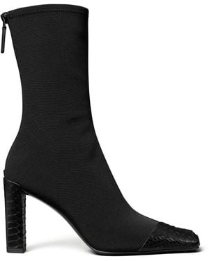 Tory Burch Asymmetrische Stiefel - Schwarz
