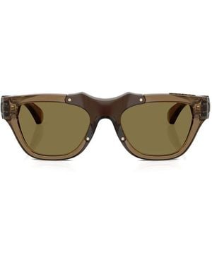 Burberry Geometric-Frame Sunglasses - Natural