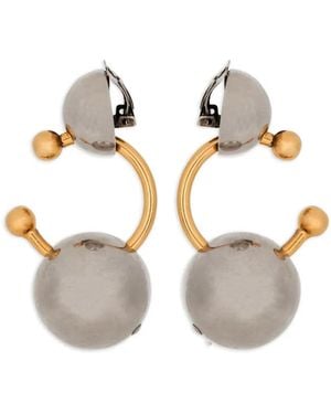 Balmain Pendientes con detalle de esfera - Blanco