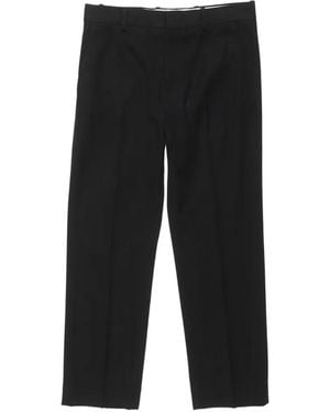Acne Studios Pressed-Crease Tailored Trousers - Black