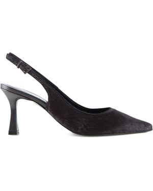 Notabene 70Mm Emilia Low Pointed Court Shoes - Black