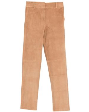 Arma Elasticated-Waistband Pants - White