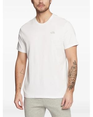 The North Face Small-Logo Cotton T-Shirt - White